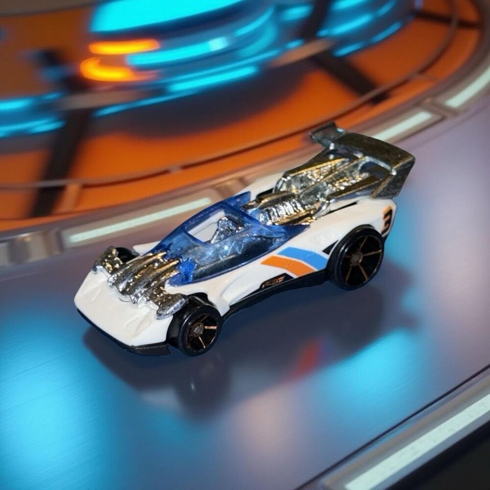 Rare Hot Wheels Flathead Fury White Version Die Cast Race Car